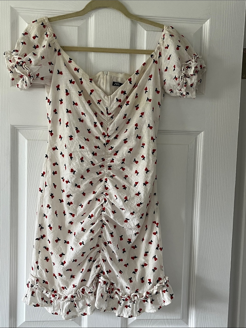 Zara embroidered cherry Dress 🍒 - Picture 13 of 14